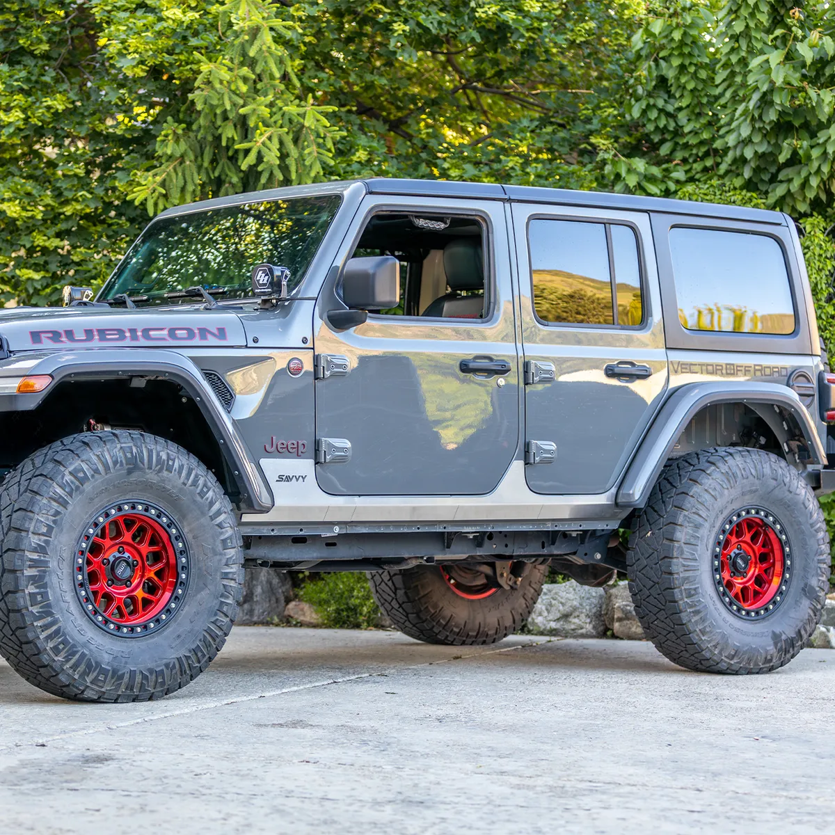 18c Wrangler Rocker Trim Kit Raw product image