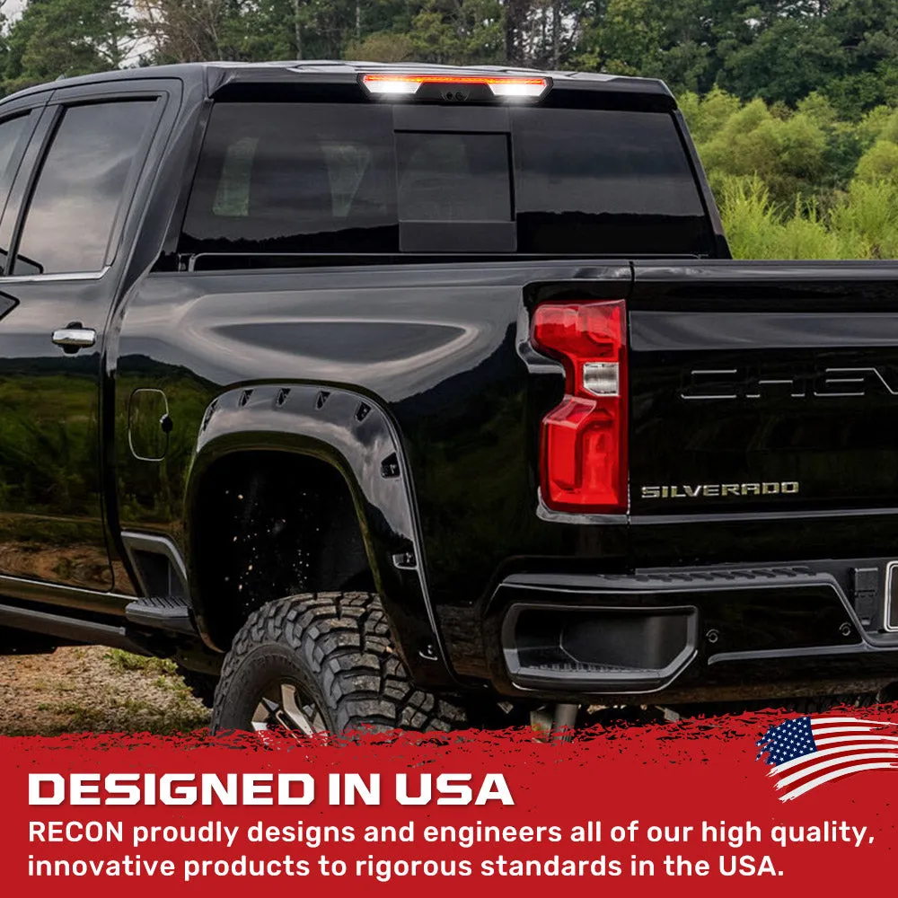 1924 Silverado/Sierra 1500/2024 2500/3500 Red LED Brake Light Kit Clear Lens product image