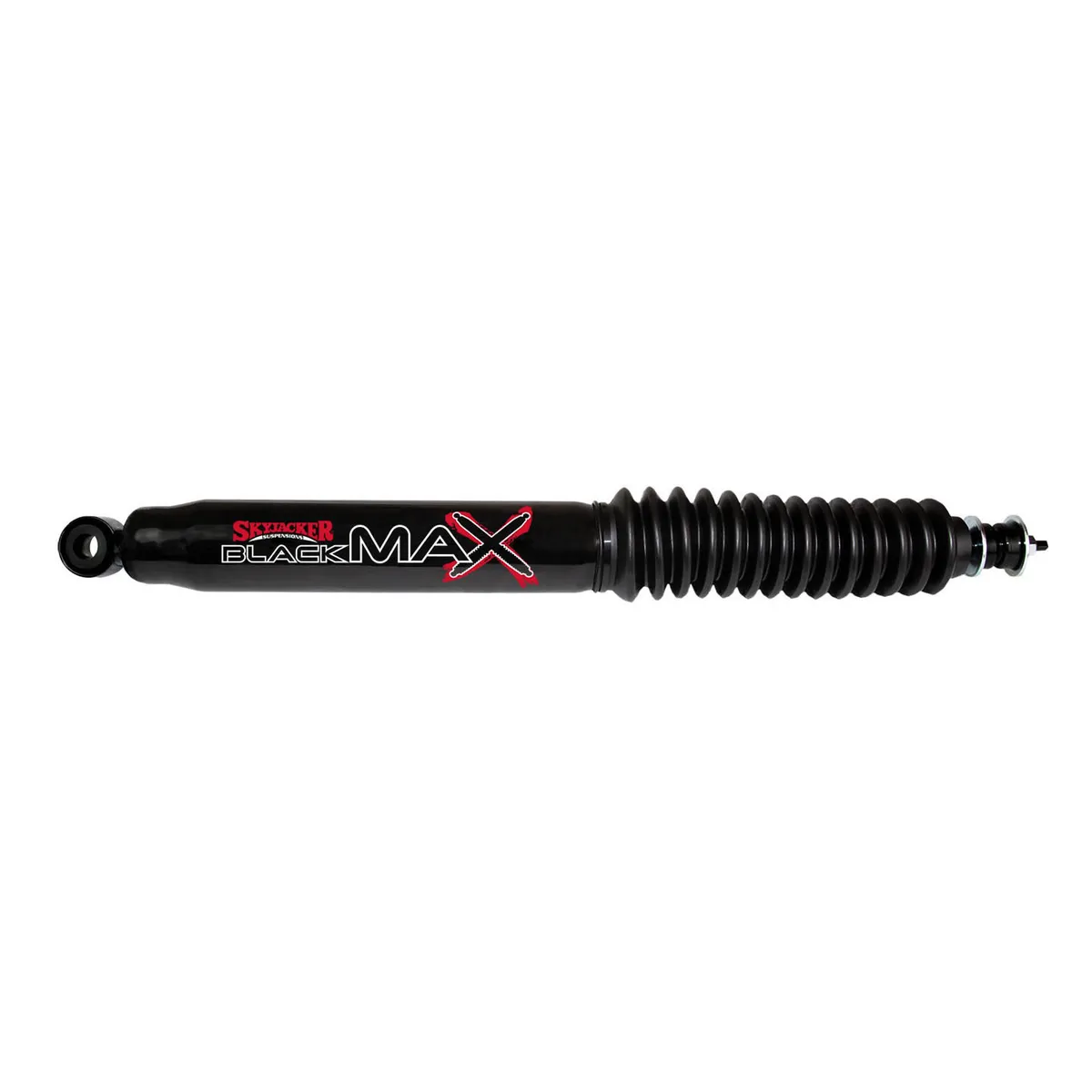 Black MAX Shock Absorber 70-79 F-100 75-96 Bronco w/Black Boot 22.75 Inch Extended 13.54 Inch Collapsed Skyjacker product image