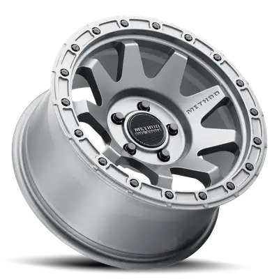 Method Race Wheels Aluminum Wheels 17x8.5 MR317 Bolt Pattern 5 On 127 Offset 0 Lip Size 0.83 Matte Titanium GY Method