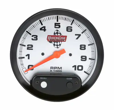 Quickcar Racing Products 5in Tach w/Memory 10k
