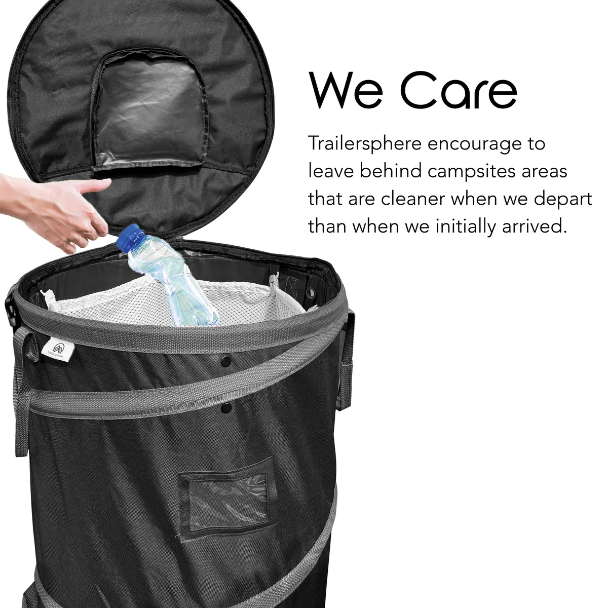 2-In-1 Collapsible Bin Trash/Recyc product image