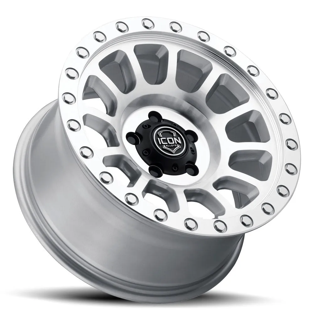 Icon Suspension Icon Alloys Hulse Silver Mach - 18 x 9 / 6 x 135 / 6mm / 5.25 bs 8018906352sm product image