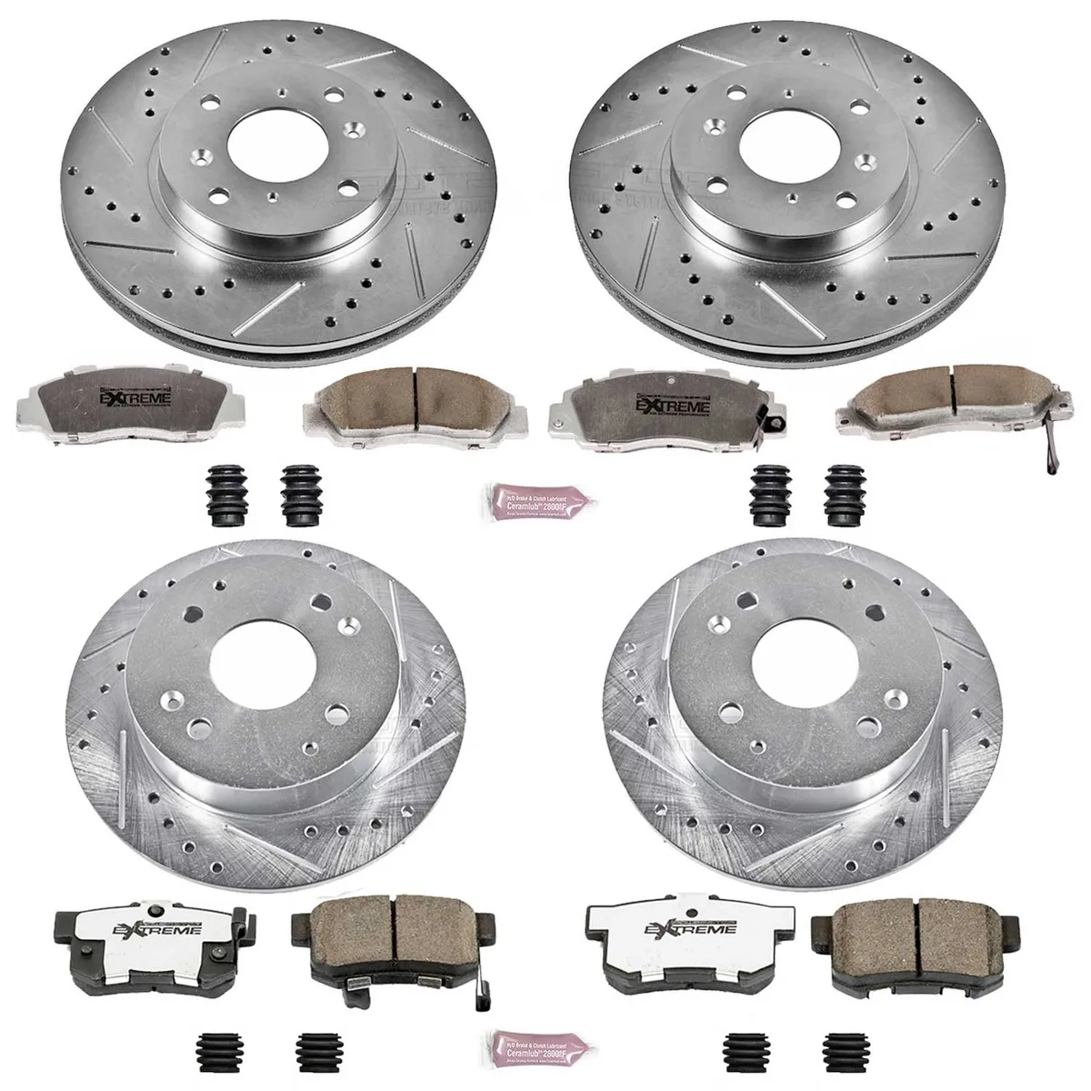 Z26 Street Warrior Upgrade Kit: Drilled/Slotted Rotors; Carbon-Fiber Ceramic Pads W/Hardware product image