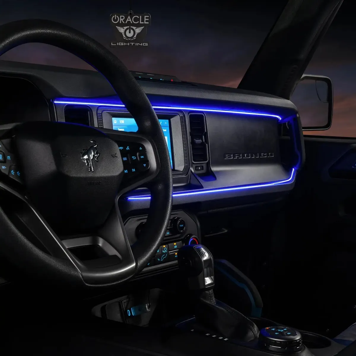 2021-2025 Ford Bronco Dynamic ColorSHIFT LED Dash Kit - USB Plug & Play Interior Lighting product image