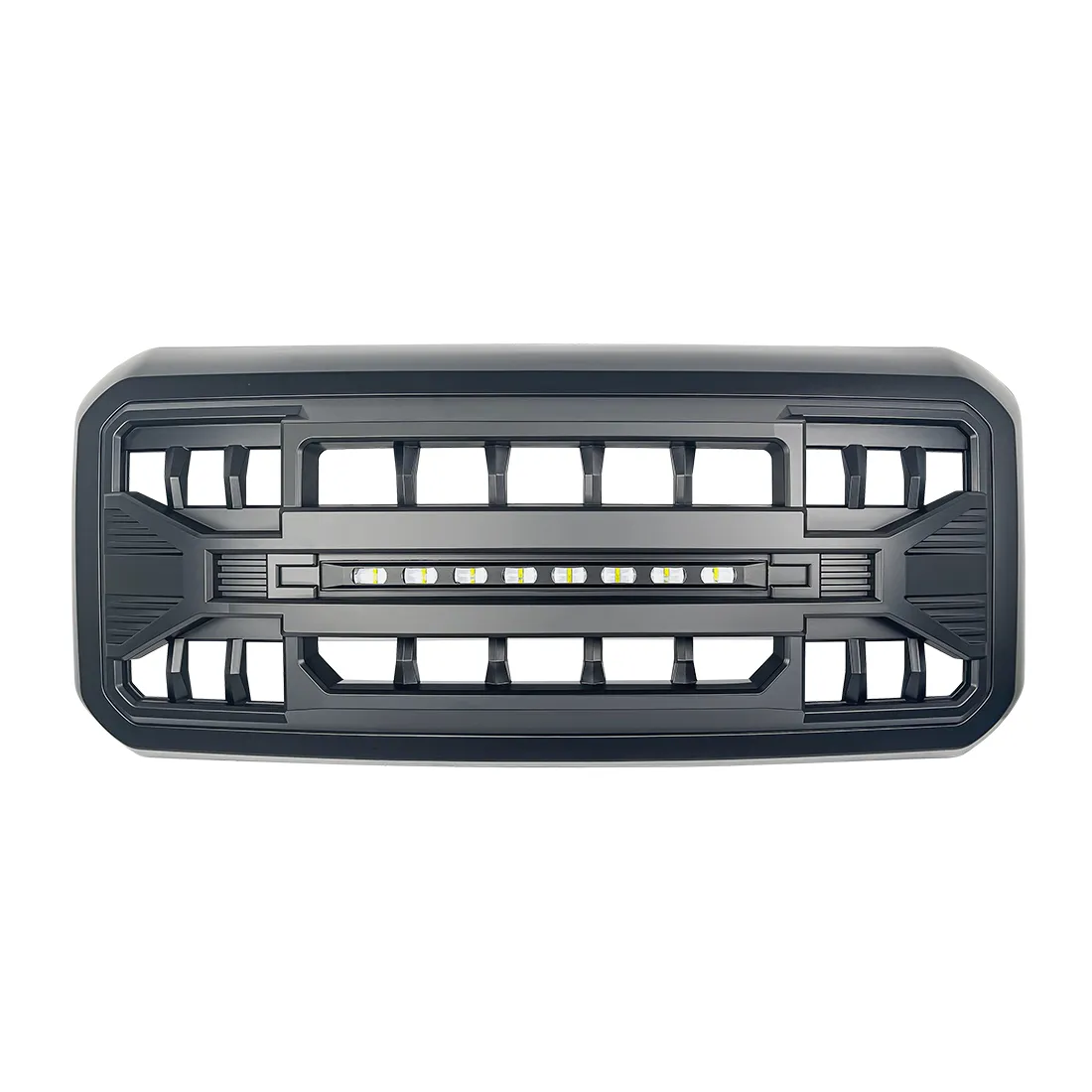 American Modified Amfmfa00105 Armor Grille With LED Off-Road Lights - Matte Black product image