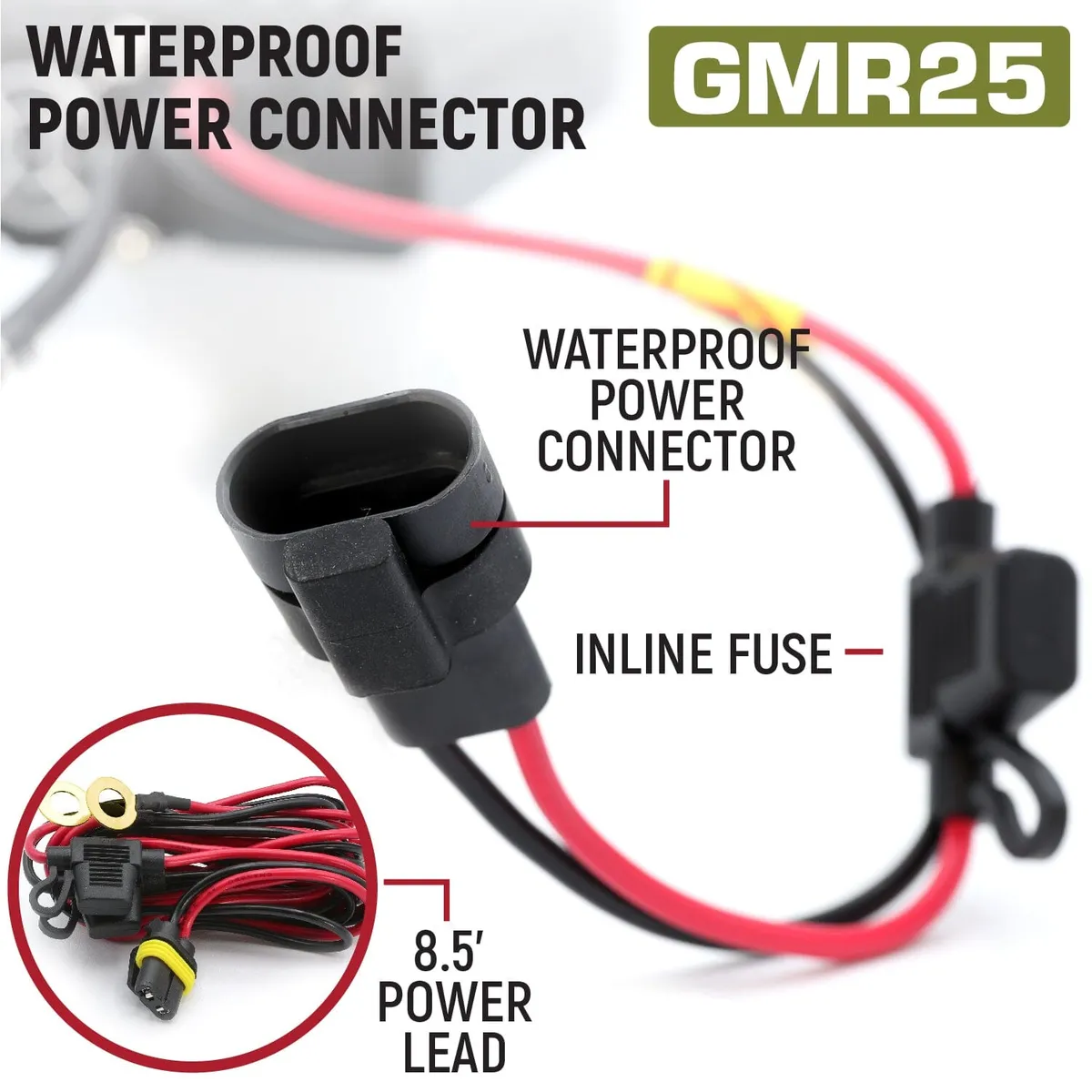 Essential Radio Kit Gmr25 Waterproof Gmrs Mobile 25watt Radio Kit With Externa product image