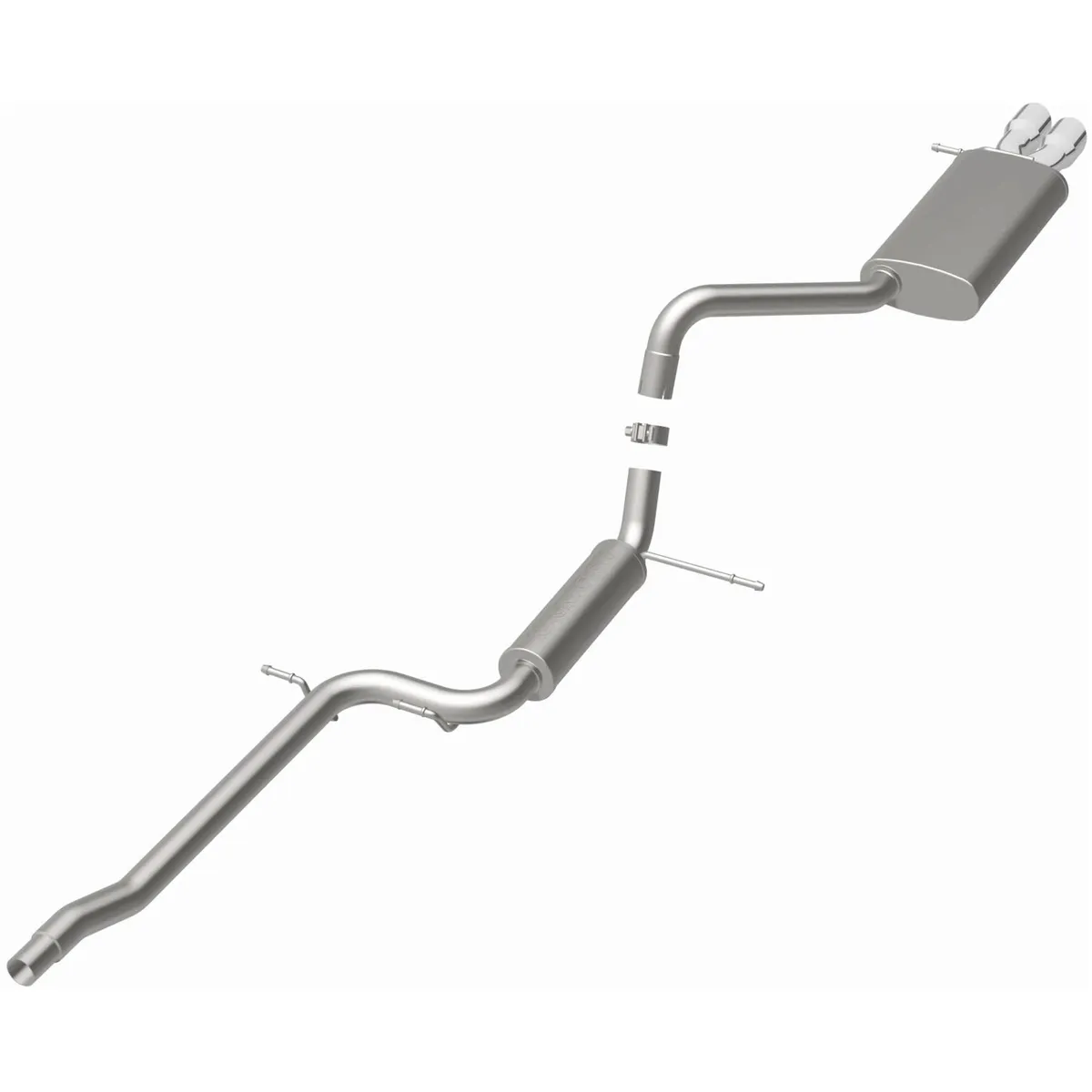 MagnaFlow 2011-2014 Volkswagen Jetta S 2.0L Touring Series Cat-Back Performance Exhaust System 15486 product image