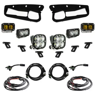 Baja Designs Ford Bronco (21-Present) s2 SAE Baja Amber Fpk Pro For OEM Steel Bumper Baja Designs
