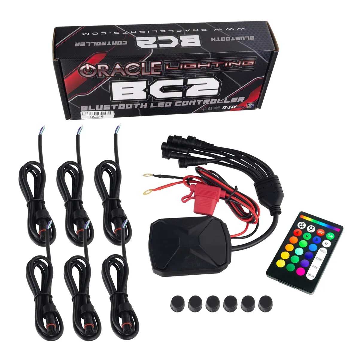 2016-2018 Toyota Tacoma LED Headlight Halo Kit - ColorSHIFT® - w/BC2 Controller product image