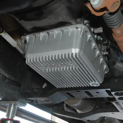 Pacific Performance Engineering 2013-2022 RAM 2500/3500 6.7L w/ AS69RC Transmission Heavy-Duty Cast Aluminum Transmission Pan Black