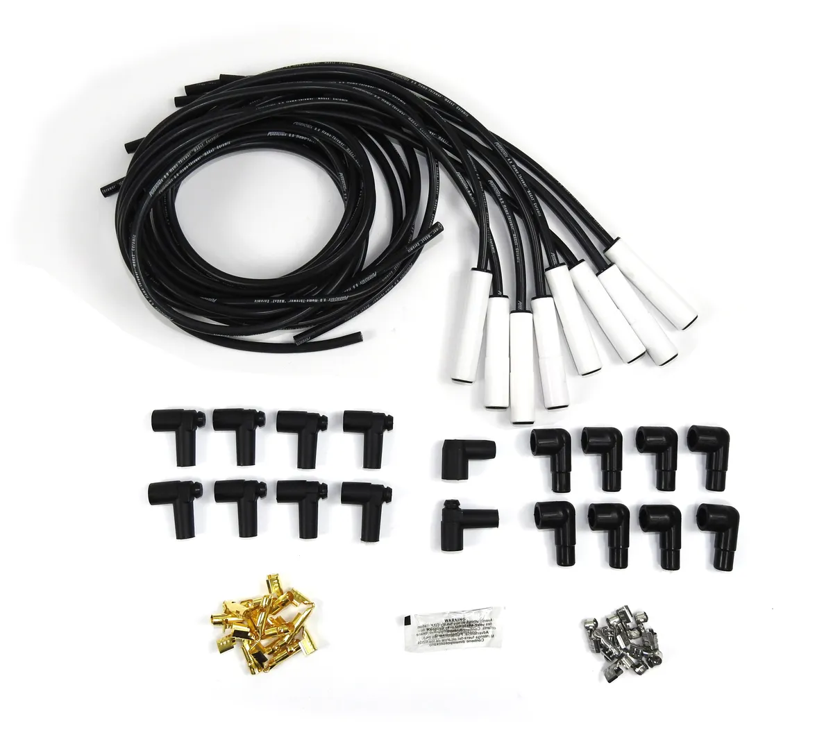 Wires Univ. 8mm 8 Cyl Ceramic Straight Black High Temp product image