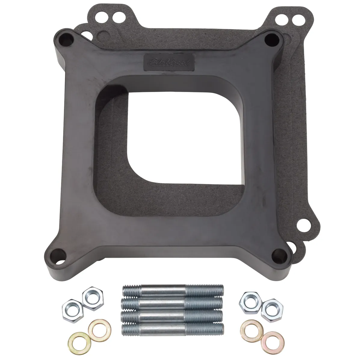 Edelbrock 8710 Carburetor Spacer #8710 Open Center 1in Thick product image