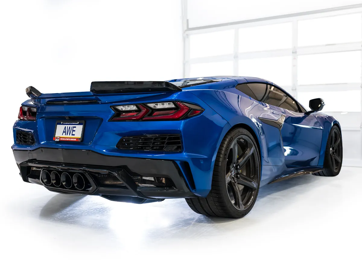 AWE SwitchPath Exhaust for C8 Corvette Z06 - Diamond Black Tips product image