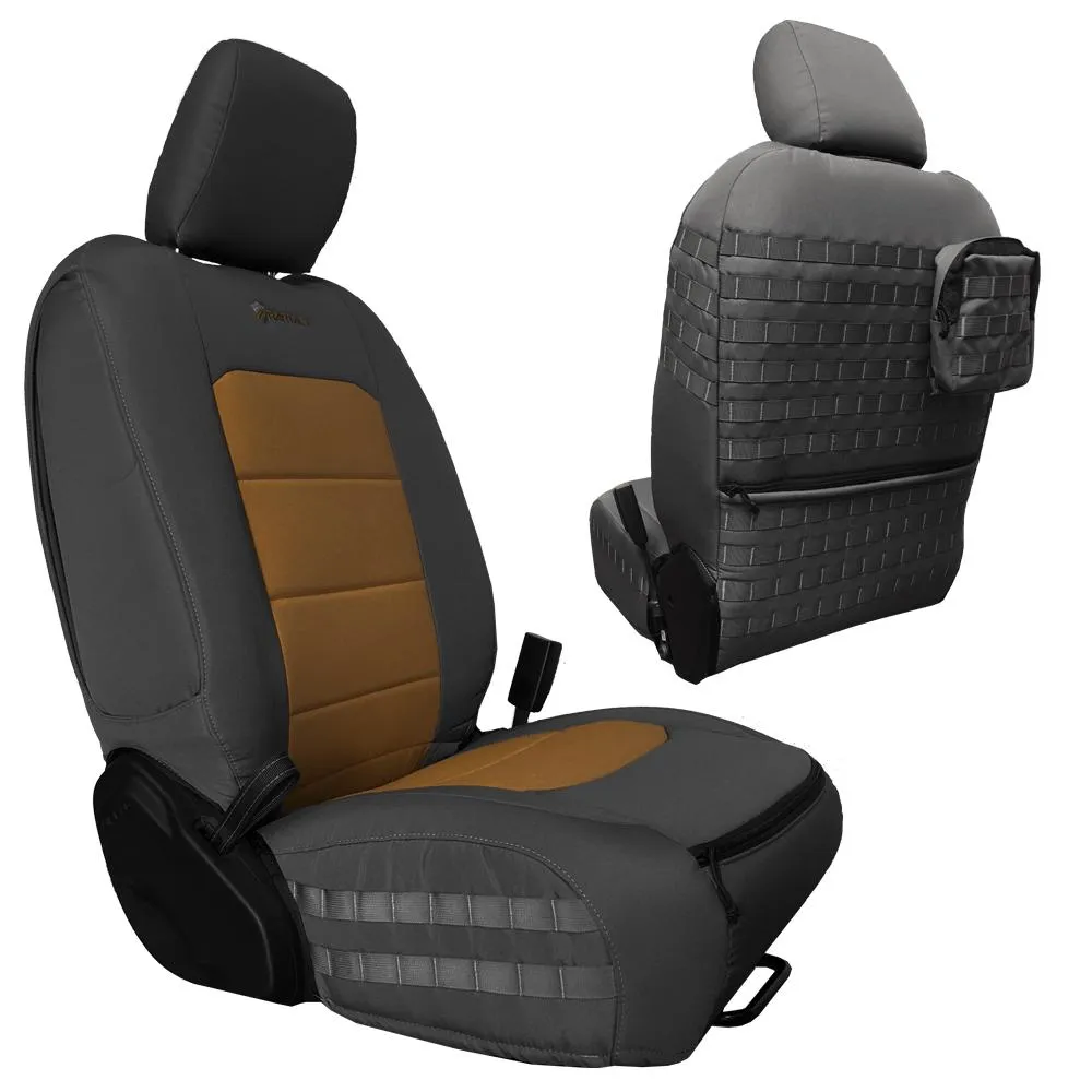 Tactical Seat Covers for Jeep® Wrangler JL & JLU 2024+ (NOT for Mojave or 392 Edition) Front Pair | Bartact® product image