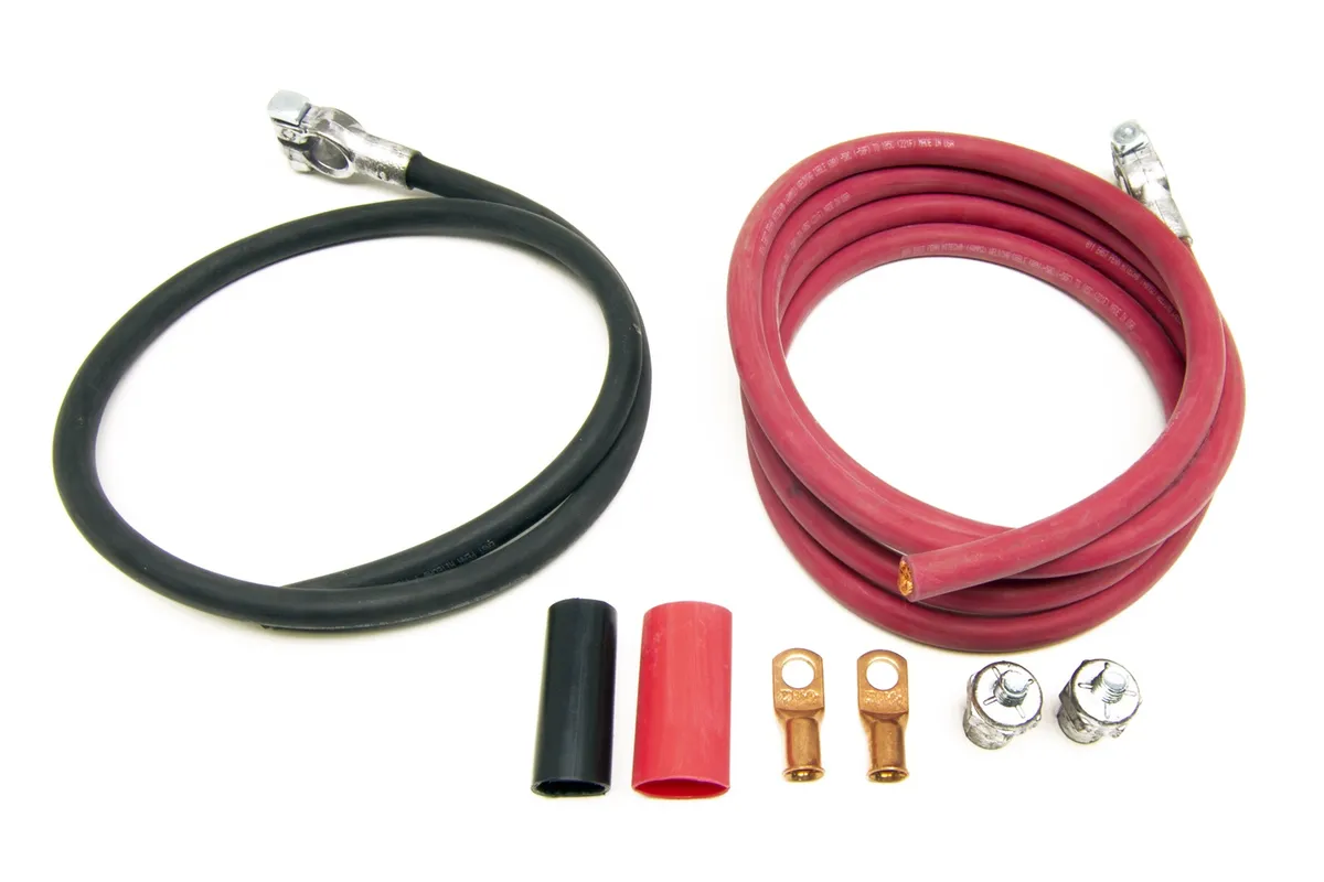 Battery Cable Kit; 8 ft. Red; 3 ft. Black; product image