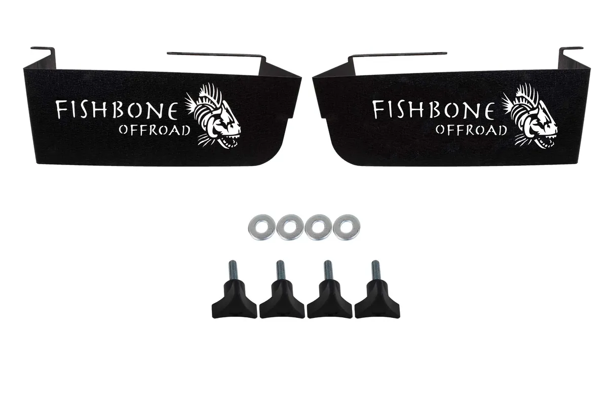 Black textured powder coat, 11-Gauge steel, Includes all mounting hardware, Sold as pair product image