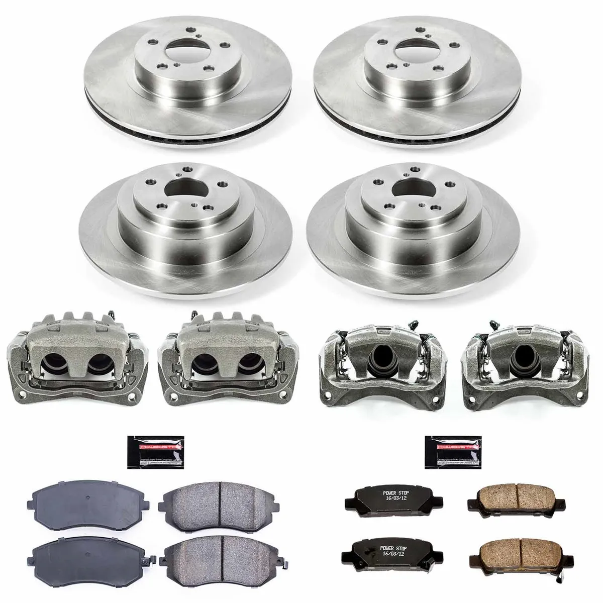 Z17 Direct Replacement Kit: Rotors; Ceramic Pads; Calipers product image