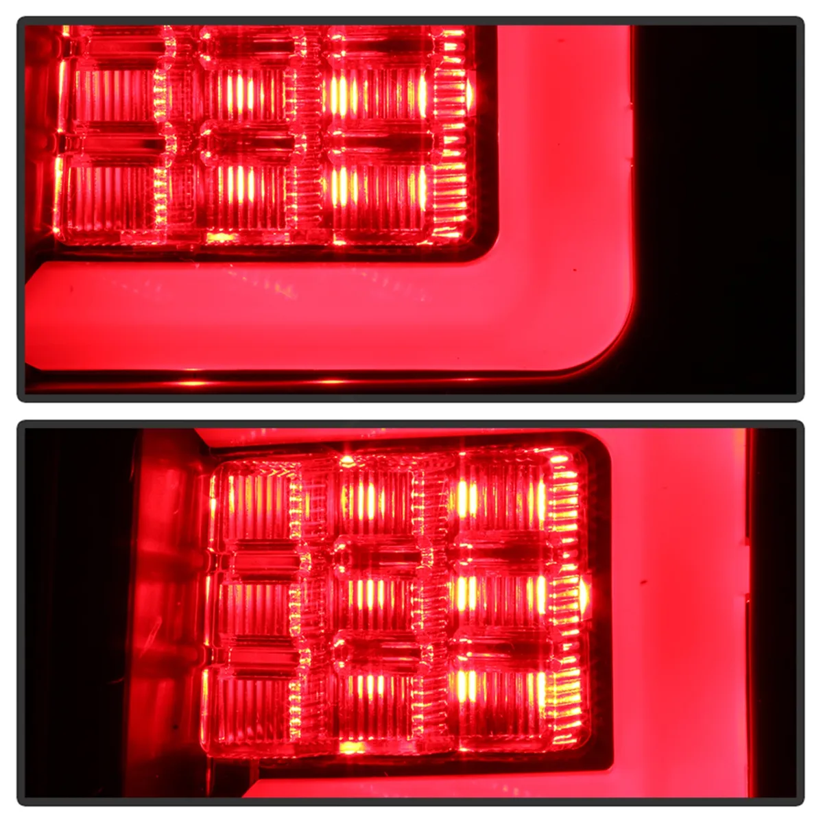 Spyder Jeep Grand Cherokee 07-10 Light Bar LED Tail Lights - Signal-LEDIncluded Reverse-3157Not Included Brake-LEDIncluded - Black product image