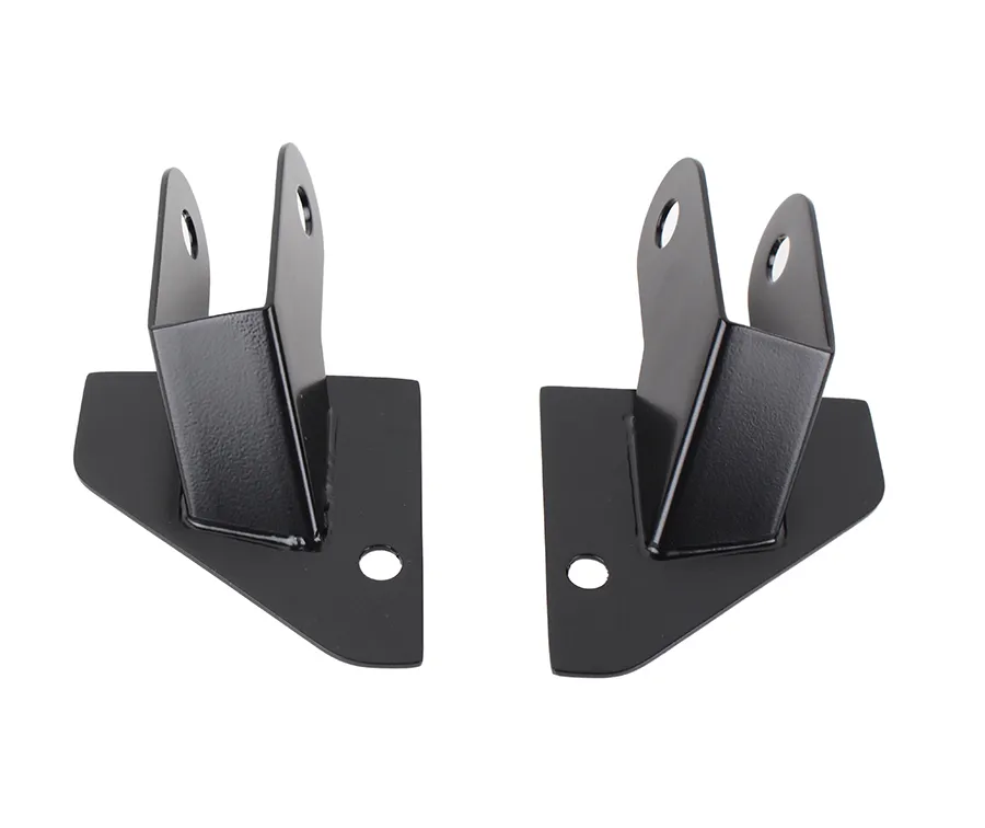 Jeep YJ Mirror Relocation Bracket Pair 87-95 Wrangler TJ Powdercoat Black Kentrol product image