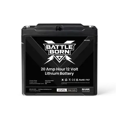 Battle Born Batteries Battle Born 20ah 12v Lifepo4 Deep Cycle Battery (Base Series)
