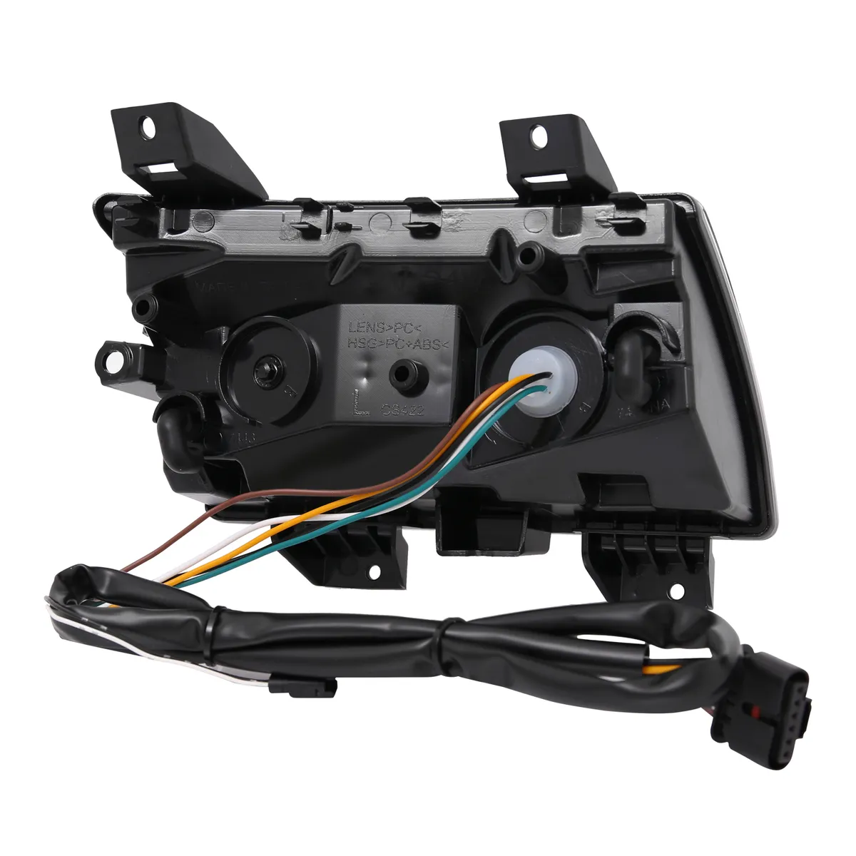 Side Marker Light Assembly; LED; Chrome Clear; w/Sequential Signal; Pair; product image