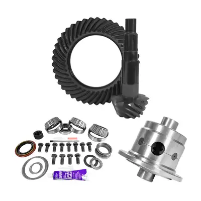 Yukon Gear and Axle 11.25 Inch Dana 80 3.73 Rear Ring & Pinion, Install Kit, 35 Spline Posi, 4.125 Inch Brg USA Standard