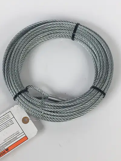 Warn Replacement Steel Winch Rope 50 ft x 7/32 in