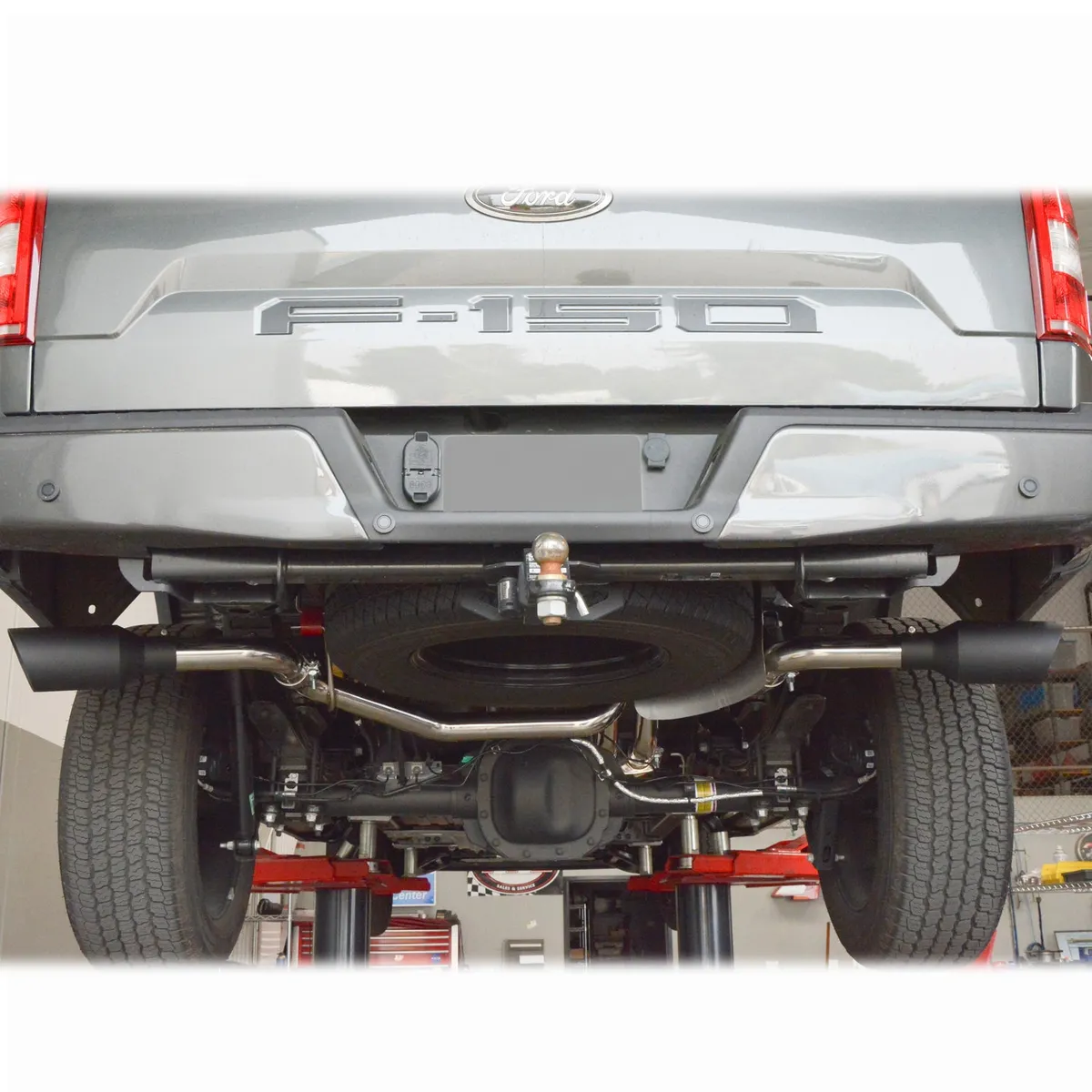 Pacific Performance Engineering 0914 Ford F150 Catback Exhaust System Raw Tube W/Polished Tips