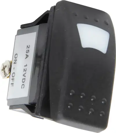 Quickcar Racing Rocker Switch Lighted On /Off Red