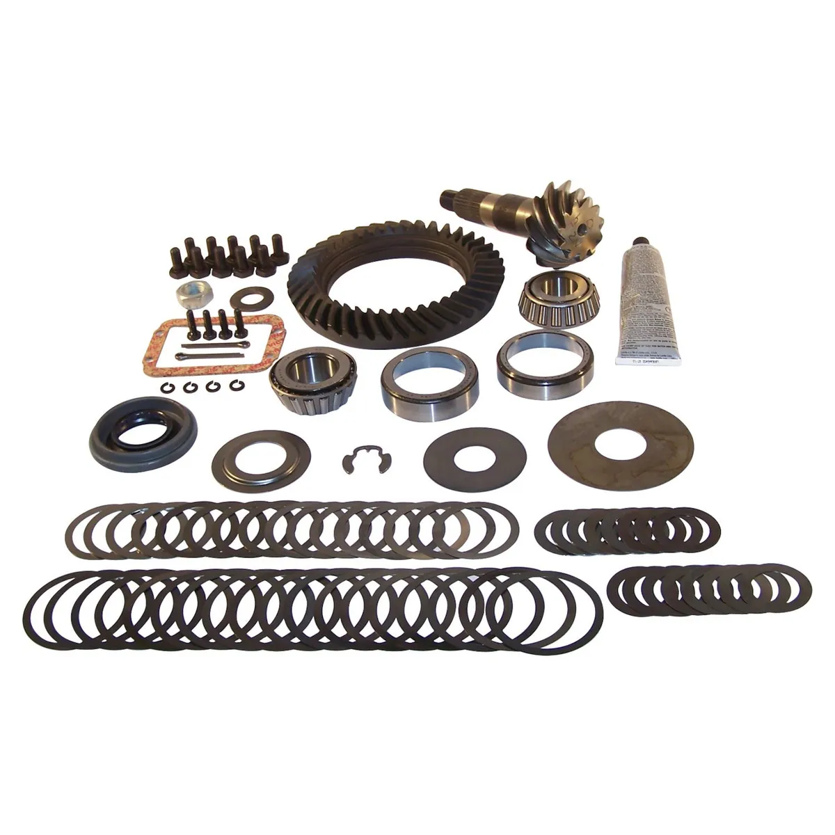 Crown Automotive Jeep Replacement Crown Automotive Jeep Replacement 4746074 Ring & Pinion Kit for Select Jeep 84-99 YJ, XJ, MJ w/ D30 Front Axle, 3.73 Ratio