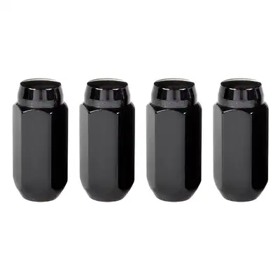 McGard Hex Lug Nut M14x1.5 Cone Seat 13/16 Hex 1.945 in Oal Black (4 Pk)