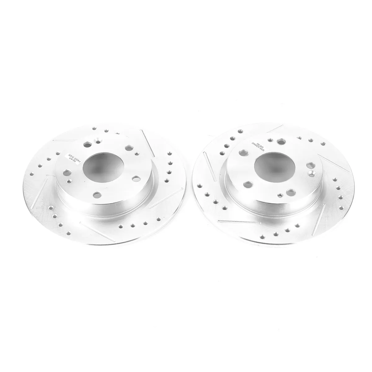 Evolution Drilled/Slotted Zinc Plated Rotors (Pair) product image