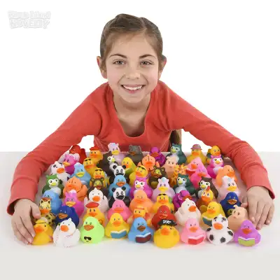No Brand 2\" Rubber Ducky Assortment 100pcs/Bag