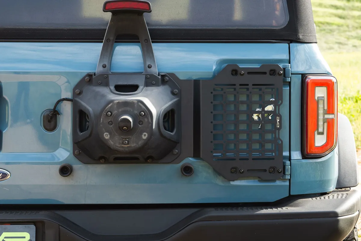 DV8 Offroad 2021-2025 Ford Bronco Tailgate Reinforcement Molle Panel TCBR-04 product image