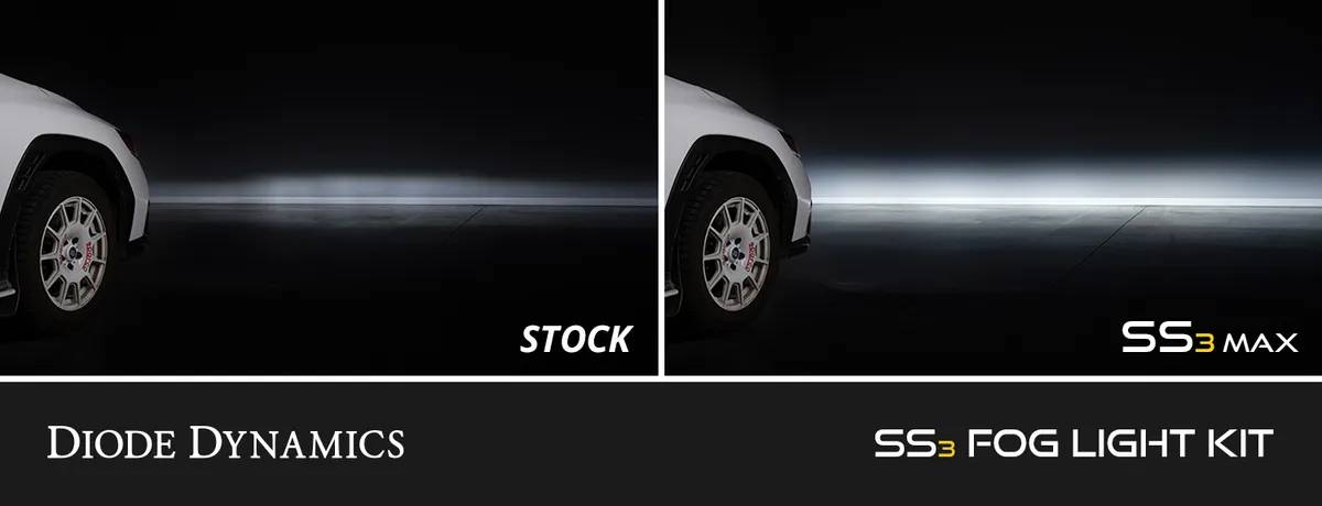 SS3 SAEDOT Type TS Fog Light Kit Cool White 6000K Sport 14.5 watts White SAE Fog Diode Dynamics product image