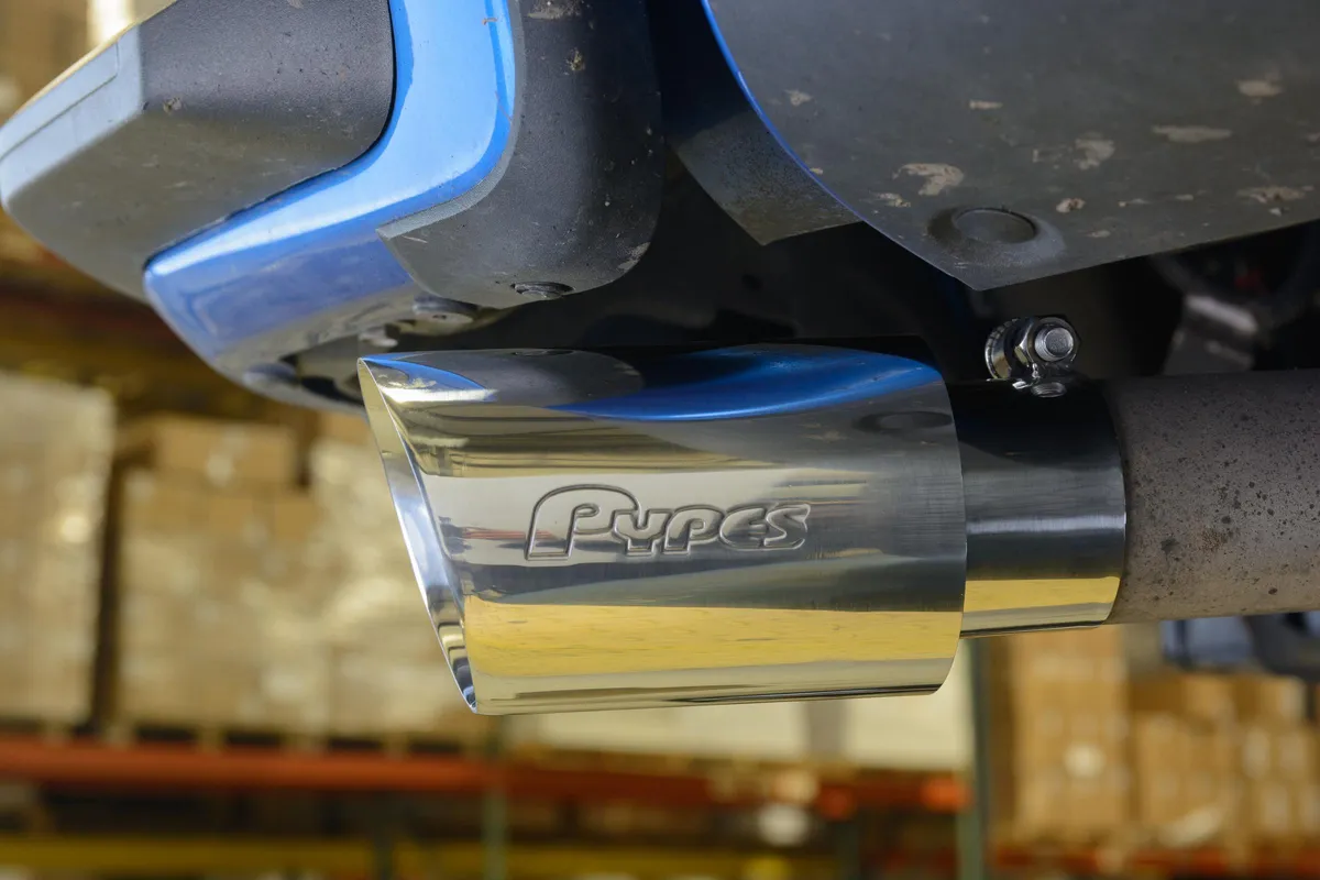 19-25 Silverado / Sierra 1500 4.8L/5.3L Single Exit Tunes & Tip Muffler Replacement Exhaust Kit Violator Muffler SGT32V PYPES product image