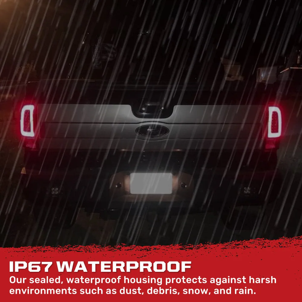 Ford Superduty F250HD350450550 99-07 and F150 97-03 Straight aka inchStyleinch Side OLED Tail Lights with Scanning OL product image