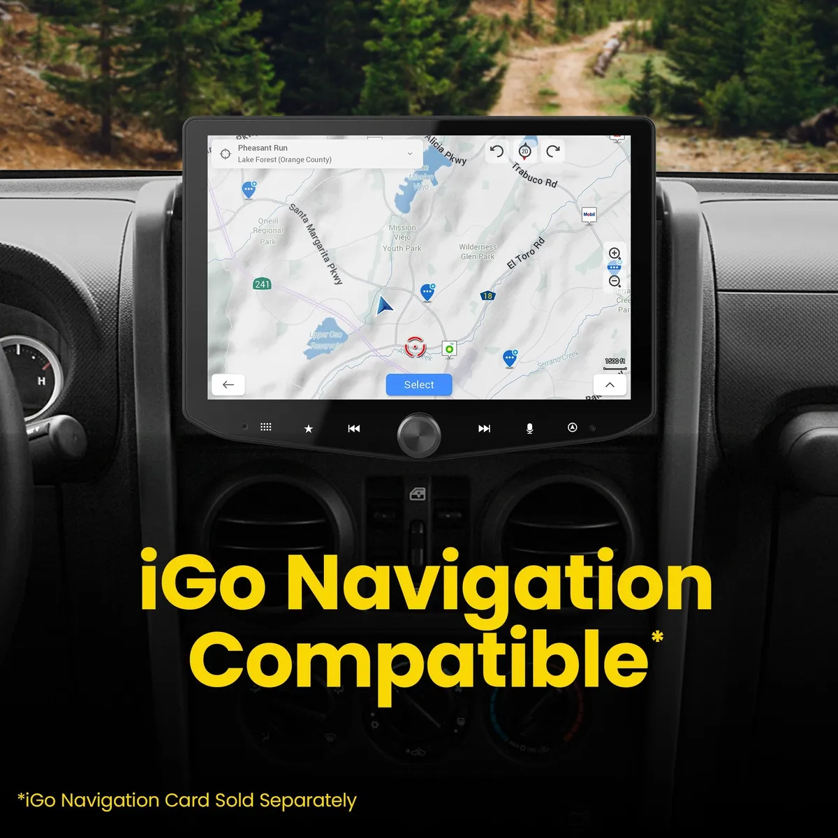 HORIZON10 Jeep Wrangler JK (2007-2018) 10" Radio Kit product image