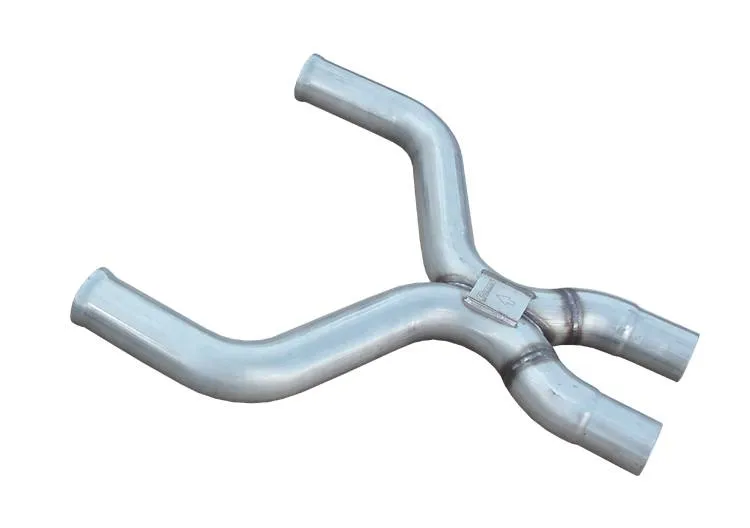Exhaust X-Pipe Kit 11-14 Mustang For OEM 3-2.75 Hardware Not Incl Natural 409 Stainless Steel Pypes Exhaust product image