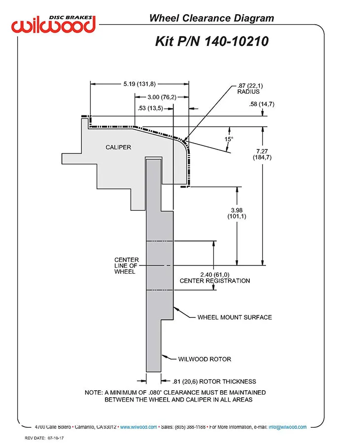 1988 - 1997 Honda Combination Parking Brake Caliper Rear Brake Kit - 140-10210 product image