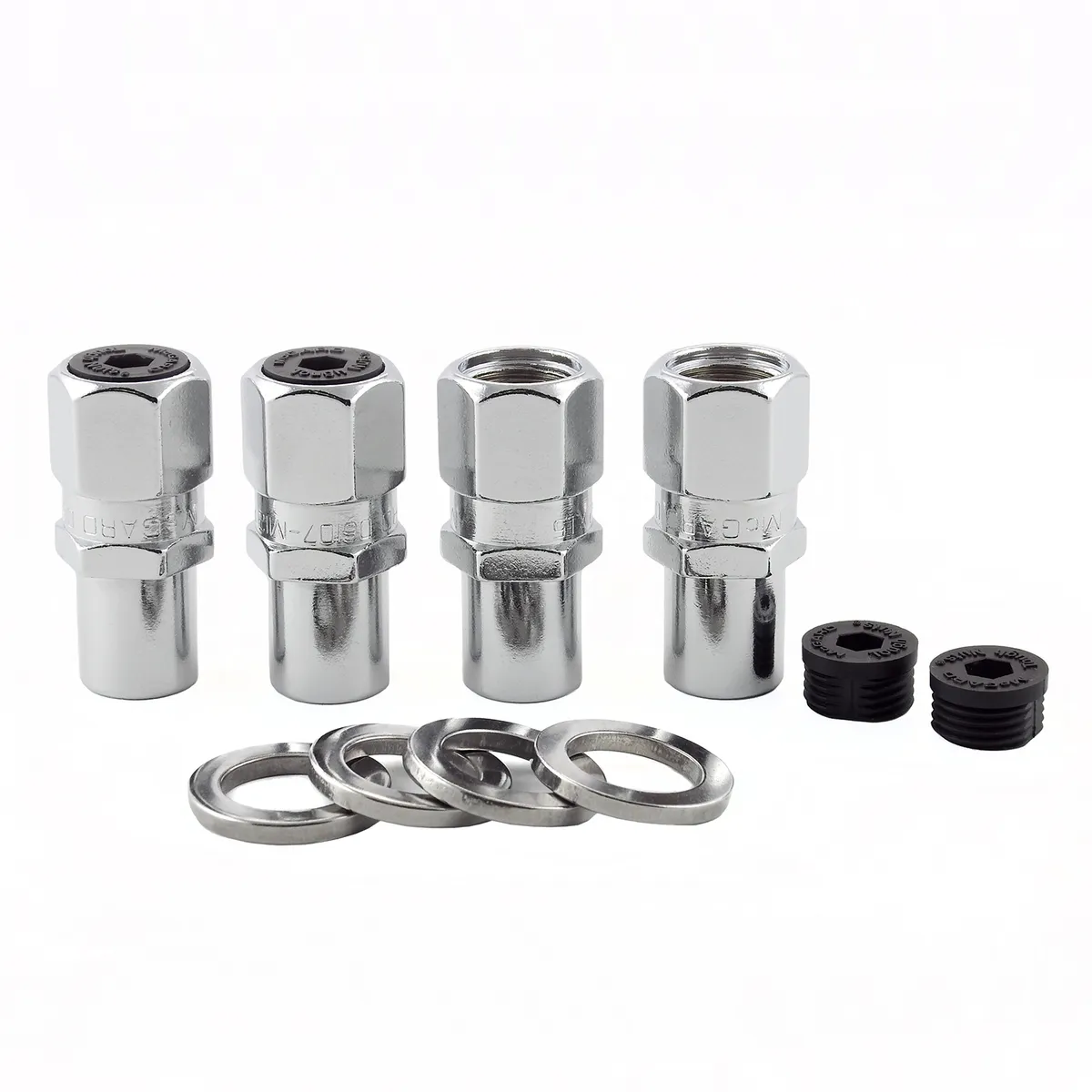 Hex Lug Nut M12x1.5 Drag Racing Mag Washer Reg .746 in Shk 13/16 Hex 1.86 in o product image