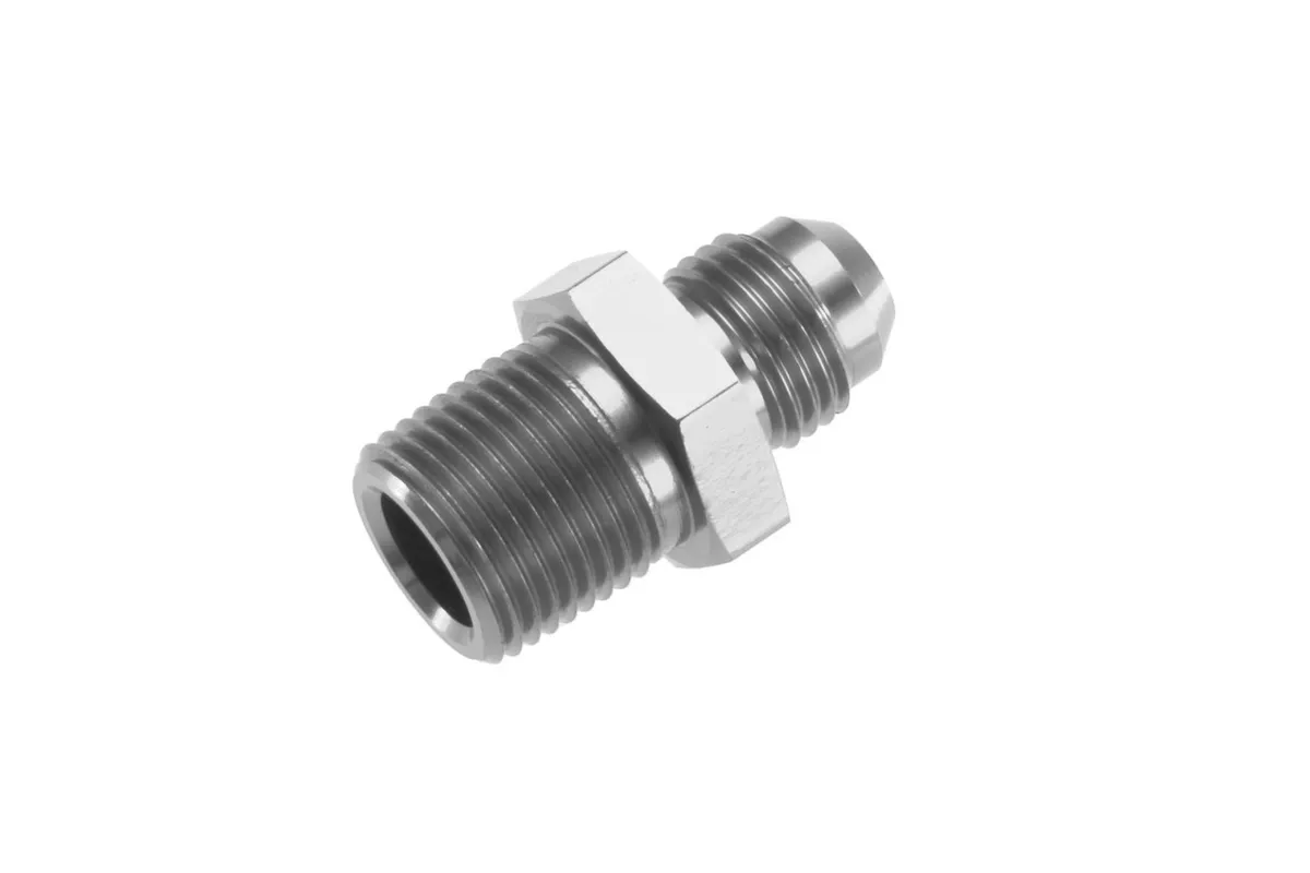 Redhorse Performance 06 Straight Male Adapter to 02 (1/8) Npt Male Clear