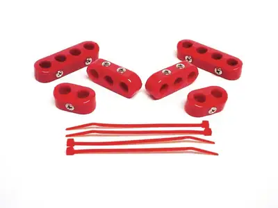 Taylor Cable Taylor Cable 7-8mm Separators Clamp Style Red