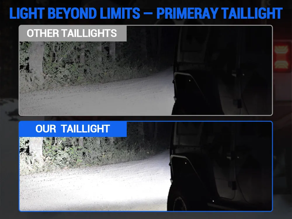 Smoked LED Tail Lights for Jeep Wrangler JK 2007-2018 product image