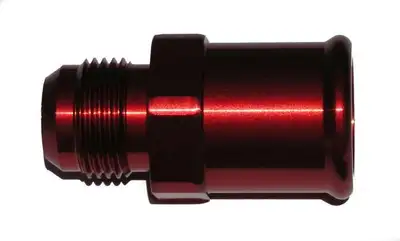 Meziere -16an Male to 1-1/2 Hose Adapter - Red