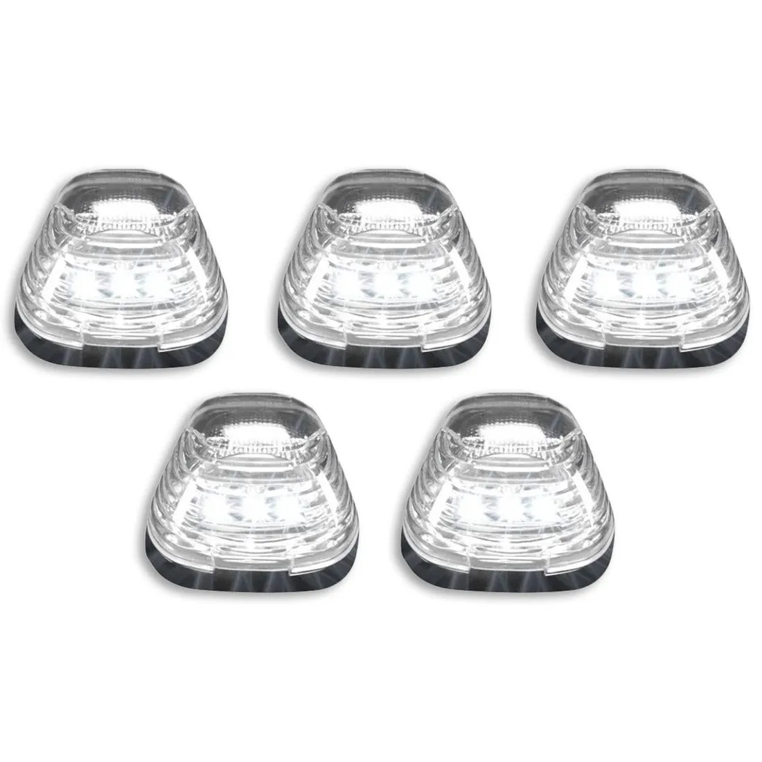 Ford 99-16 Superduty 5-Piece Set Smoked Lens with White and Amber Strobe LEDs and White or Amber Running Light LEDs - product image