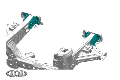 LoD Offroad LOD Black Ops Front Bumper Frame Tie-In Brackets - Bronco 2021+