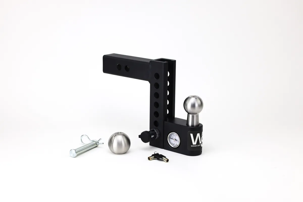Aero Hitch Stainless Steel 6in Drop Hitch With 2in Shank (12.5k Gross Tongue Weight Rating) product image