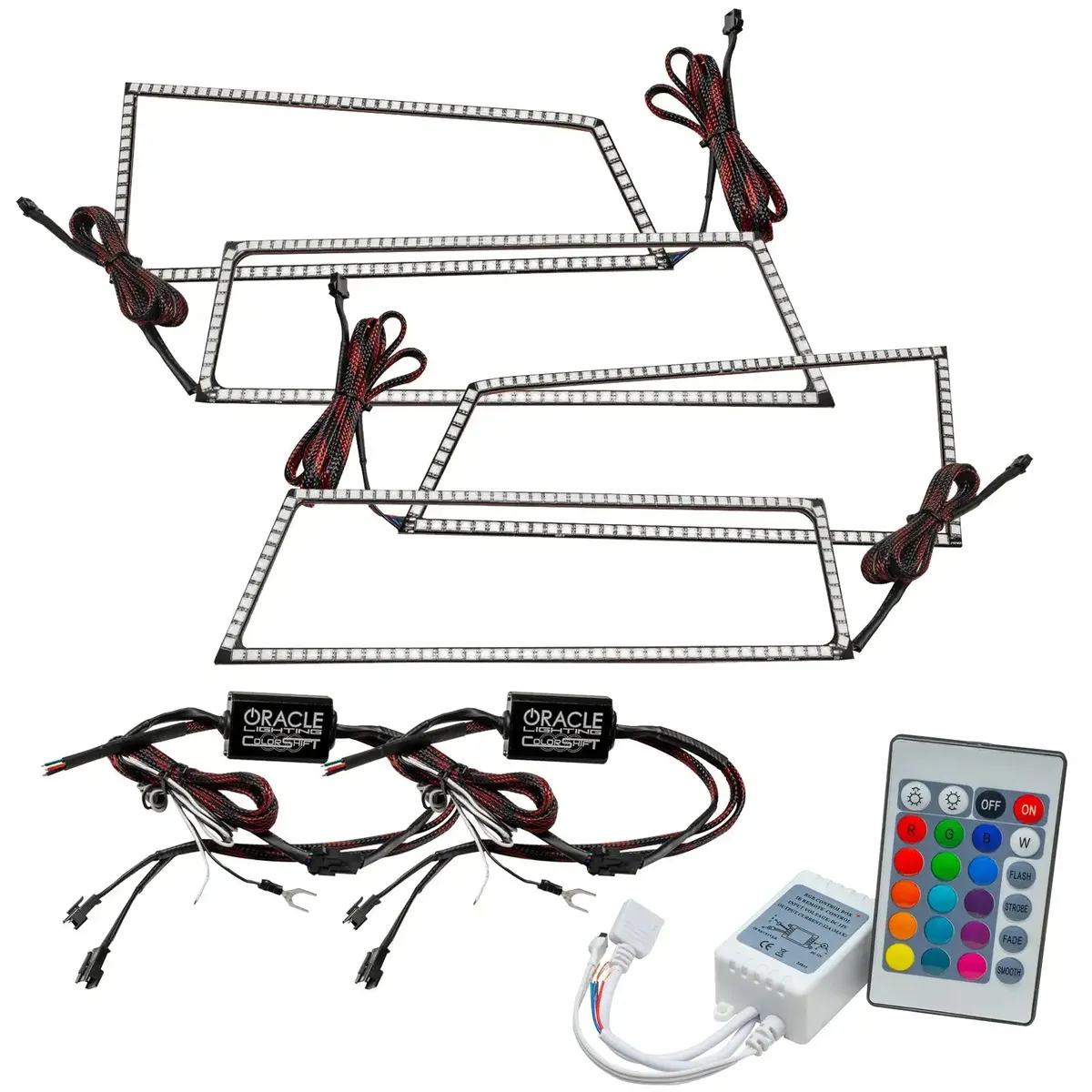 ORACLE Lighting 2003-2006 Chevrolet Silverado ColorSHIFT Square Headlight Halo Kit product image